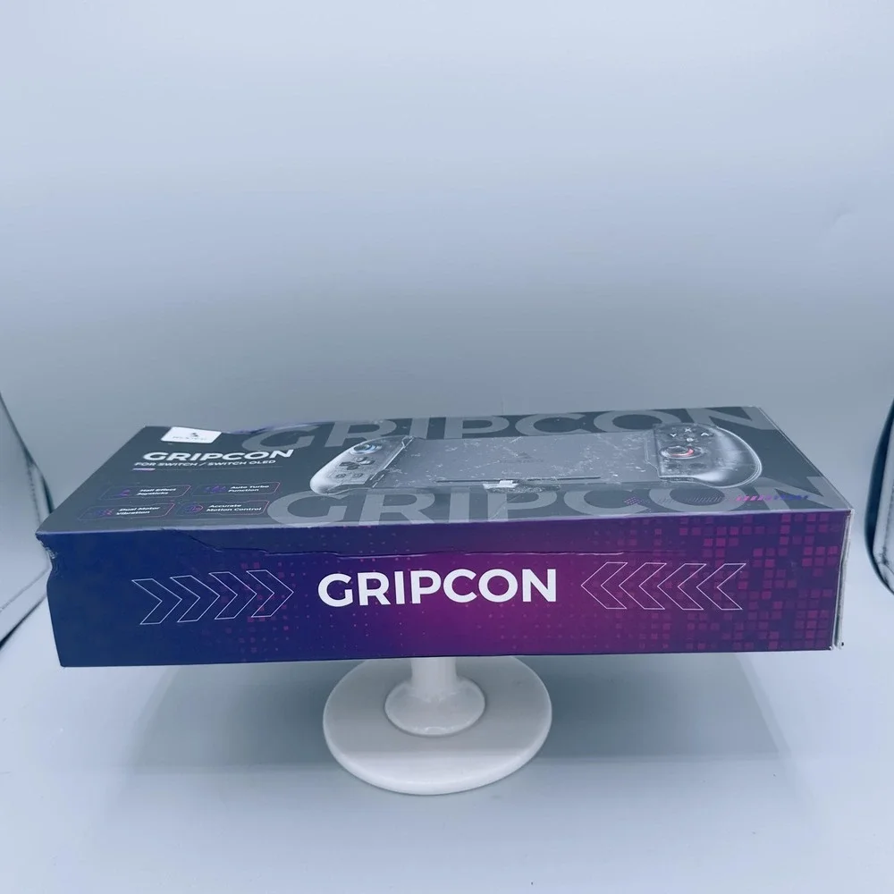 NexiGo Gripcon Switch OLED Controller Hall Joystick Turbo Motion‎ Clear Gamepad